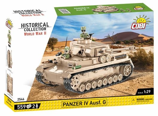 Навчальний конструктор 1/29 танк Panzer IV Ausf.G COBI 2546