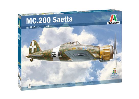 Сборная модель 1/48 самолет Macchi C.200 Saetta Italeri 2815