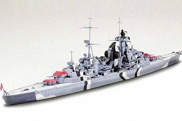 Збірна модель 1/700 Німецький важкий крейсер Prinz Eugen Серія Waterline Tamiya 31805