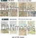 Бумажные топографические карты 1/35 немецкие и советские Второй мировой, газеты 58 шт DAN Models 35218