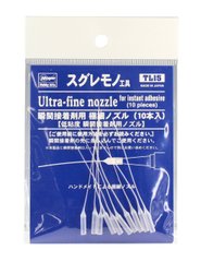 Nozzles, applicator for instant glue Ultra Fine Hasegawa TL-15 71045