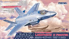 Збірна модель 1/48 реактивний літак Lockheed Martin F-35A Lightning II Fighter Meng Model LS-007