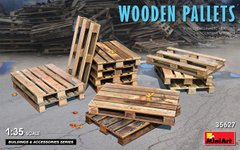 Сборная модель 1/35 деревянные поддоны Wooden Pallets MiniArt 35627