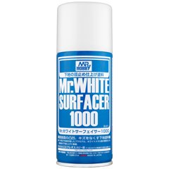 White aerosol primer Mr.Surfacer 1000 white (170 ml) B-511 Mr.Hobby B-511