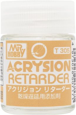 Замедлитель высыхания акриловых красок Acrysion Retarder (18ml) Mr.Hobby T305
