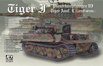Assembly model 1:35 tank Sd.Kfz.181 Tiger I Late Type AFV Club AF35079