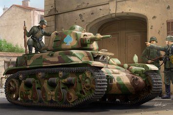 Assembly model 1:35 tank French R39-Pz.Kpfw 35R(f) Hobby Boss 83893