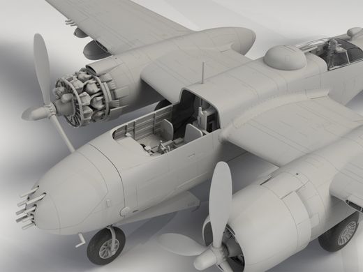 Assembled model 1/48 aircraft A-26B Invader "In the Pacific Theater", American bomber II