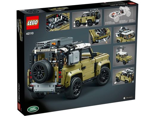 Конструктор LEGO TECHNIC Land Rover Defender 2573 детали Lego 42110