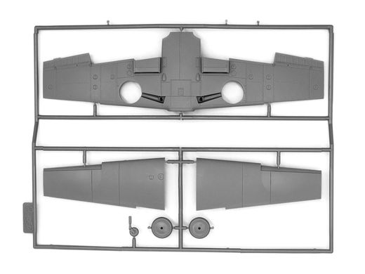 Збірна модель 1/48 літак Месершмит Bf 109F-4, німецький винищувач 2 Світової війни ICM 48103