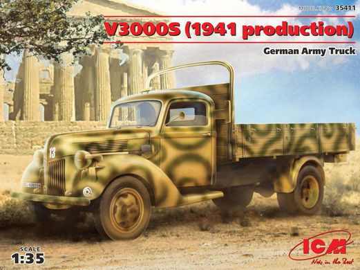 Збірна модель 1/35 V3000S (виробництва 1941р.), німецький вантажний автомобіль ICM 35411