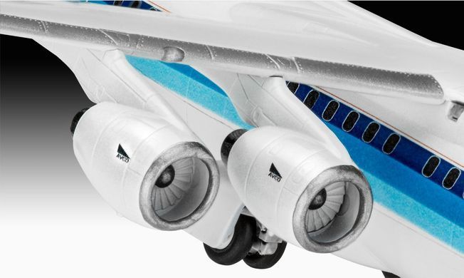 Сборная модель 1:144 авиалайнер BAe 146-200 "AirUK" Revell 03791