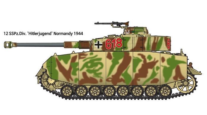 Збірна модель 1:35 танк German Panzer IV Ausf.H "Ver.MID" Academy 13516