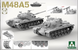 Assembled model 1/35 tank M48A5 Takom 2161