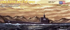 Сборная модель 1/700 подлодка USS Submarine Gato SS-212 1941 Model Hobby Boss 87012
