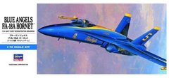 Збірна модель 1/72 реактивний літак Blue Angels F/A-18A Hornet Hasegawa 00440
