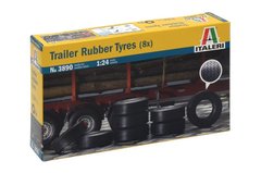 Набір шин для грузового автомобіля 1/24 Trailer Rubber Tyres Italeri 3890, Немає в наявності
