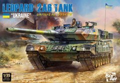 Assembled model 1/35 tank Leopard 2A6 "UKRAINE" Border Model BT-031