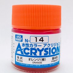 Акрилова фарба Acrysion (N) Orange Mr.Hobby N014