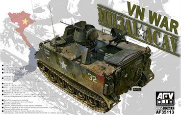 Assembly model 1:35 armored personnel carrier M113 ACAV AFV Club AF35113