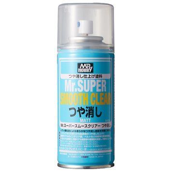Лак матовий аерозольний Mr. Super Smooth Clear (170ml) Mr.Hobby B-530