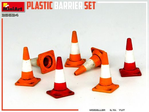 Сборная модель 1/35 комплекта пластиковых барьеров MiniArt 35634