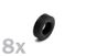 Набір шин для грузового автомобіля 1/24 Trailer Rubber Tyres Italeri 3890, Немає в наявності