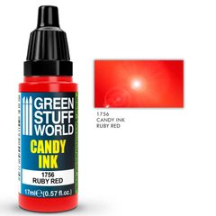 Transparent bright paint Candy Ink RUBY RED 17 ml GSW 1756