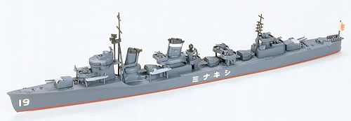 Збірна модель 1/700 корабля Japanese Navy Destroyer Shikinami 敷 波 Water Line Series Tamiya 31408