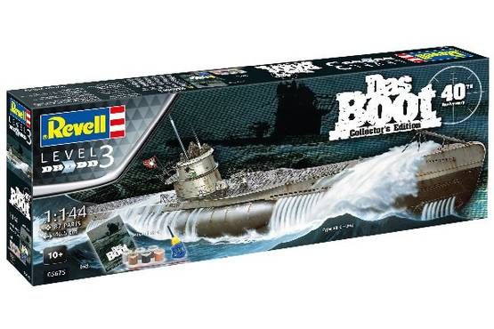 Збірна модель 1/144 підводний човен Das Boot U-Boot Typ VII C Collectors Edition Revell 05675