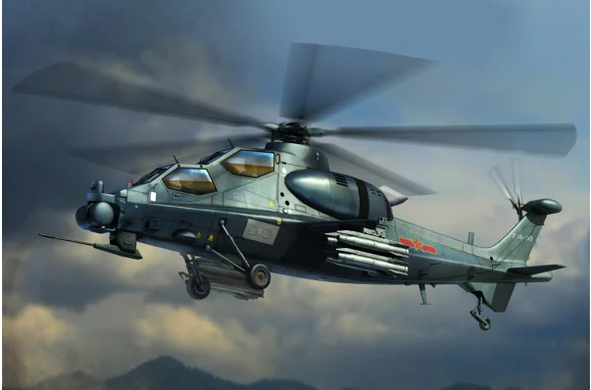 HobbyBoss 1/72 Chinese Z-10 Attack Helicopter HOB87253