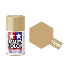 Аэрозольная краска TS-68 Wooden Deck (Деревянная палуба) Tan Tamiya 85068