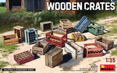 Сборная модель 1/35 деревянные ящики Wooden Crates MiniArt 35651