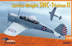 Prefab model 1/48 aircraft Curtiss-Wright SNC-1Falcon II DW 48041