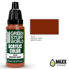 Acrylic paint opaque BROWN SKIN with matte finish 17 ml GSW 3219