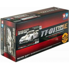 Модель с дистанционным управлением TT-01E Porsche 911 GT3 CUP08 Tamiya 47429 1/10