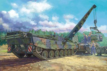 Сборная модель 1:35 БРЕМ Bergepanzer BPz3 "Buffalo" AR Hobby Boss 84565