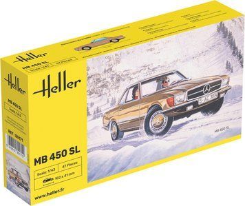 Сборная модель 1:43 MB 450SL Heller 80171