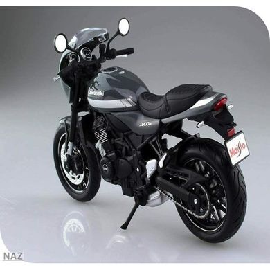 Модель в масштабе 1/12 мотоцикл Kawasaki Z900RS Cafe Pearl Storm Gray (Мaisto) Aoshima 10504