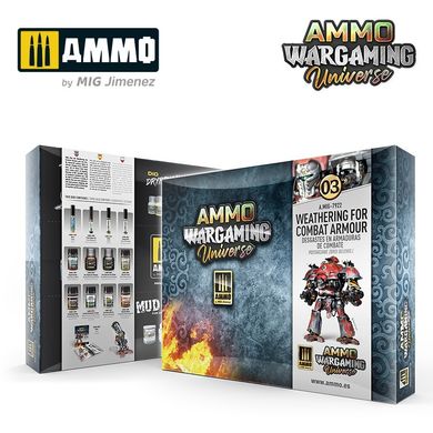 Набір для створення та покращення баз Wargaming Universe Бойова броня, що витримує погодні умови Ammo Mig 7922