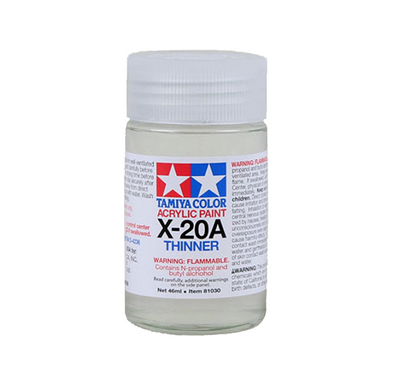 Растворитель для акриловых красок X20A (Acrylic Thinner X-20A) Tamiya 81030