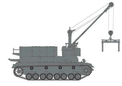 Збірна модель 1:72 німецький гусеничний боєприпасник German Munitionsschlepper Pz.Kpfw.IV Ausf.D/E Hobby Boss 82907