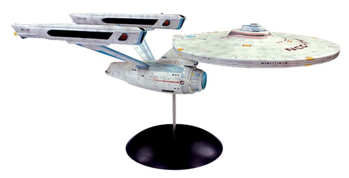 Prefab model 1/537 Star Trek U.S.S Enterprise NCC-1701 Refit AMT 01080