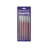 Набір пензликів 6 шт розмір 00, 0, 1, 2, 3, 4 Painta Standard Set Revell 29621