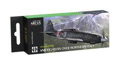 Набор акриловых красок ANR Fighters Over Northern Italy Arcus A4012