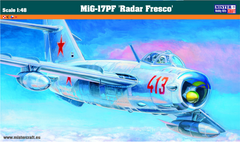 Сборная модель 1/48 самолет MiG-17PF Radar Fresco MisterCraft F-03