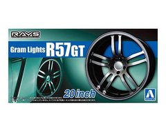 Комплект колес Gram Lights R57GT 20 inch Aoshima 05515 1/24, В наличии