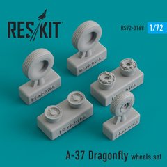 Scale Model A-37 Dragonfly Wheel Kit (1/72) Reskit RS72-0168, Out of stock
