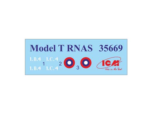 Сборная модель 1/35 Бронеавтомобиль Model T RNAS ICM 35669