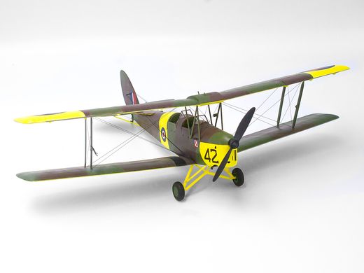 Assembled model 1/32 DH plane. 82A Tiger Moth with RAF Cadets ICM 32037